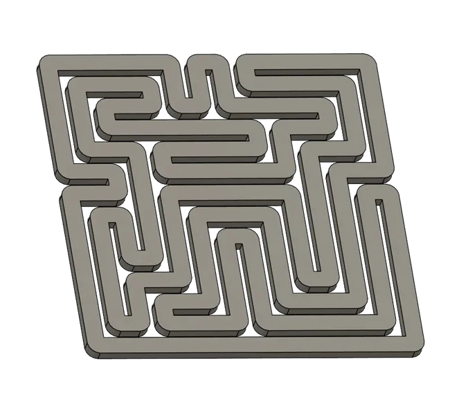 Estructura generativa orgánica sobre un cuerpo 3D
